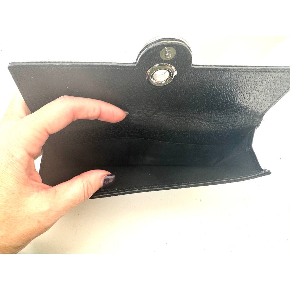 Gucci Black Nylon Canvas Tom Ford Era Monogram Continental Long Wallet - Picture 8 of 8